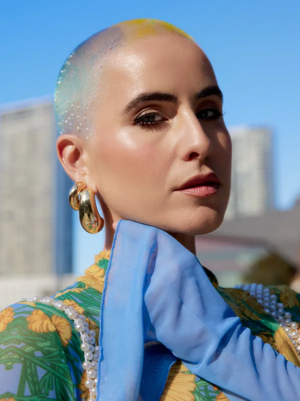Editorial hair and makeup by Yulia Kuzmina in the Southern Highlands, photograph 01