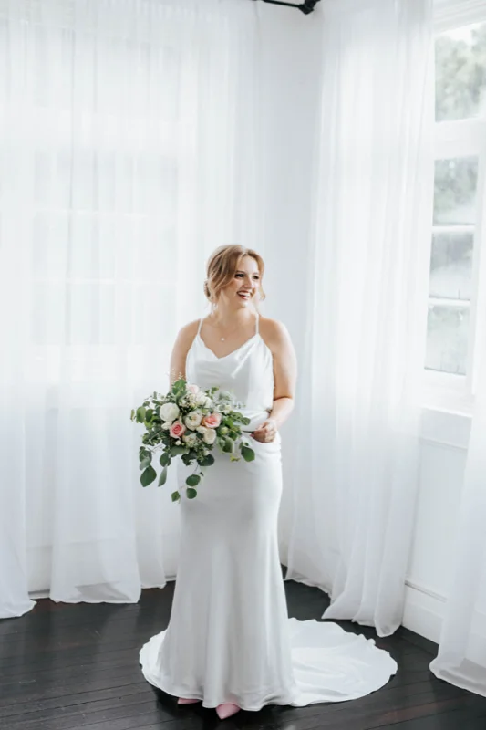 Bridal hair and makeup created by Yulia Kuzmina in the Southern Highlands